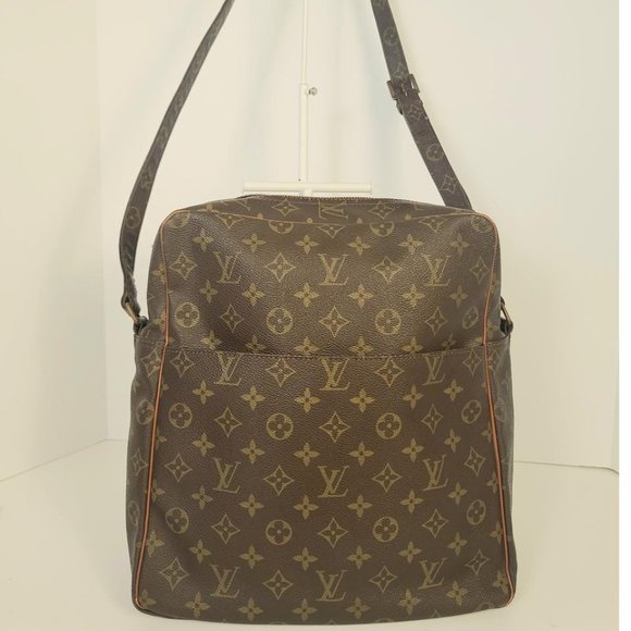 LOUIS VUITTON Shoulder Bag Marceau Gm Monogram Brown Coated Canvas Tote - Picture 2 of 10
